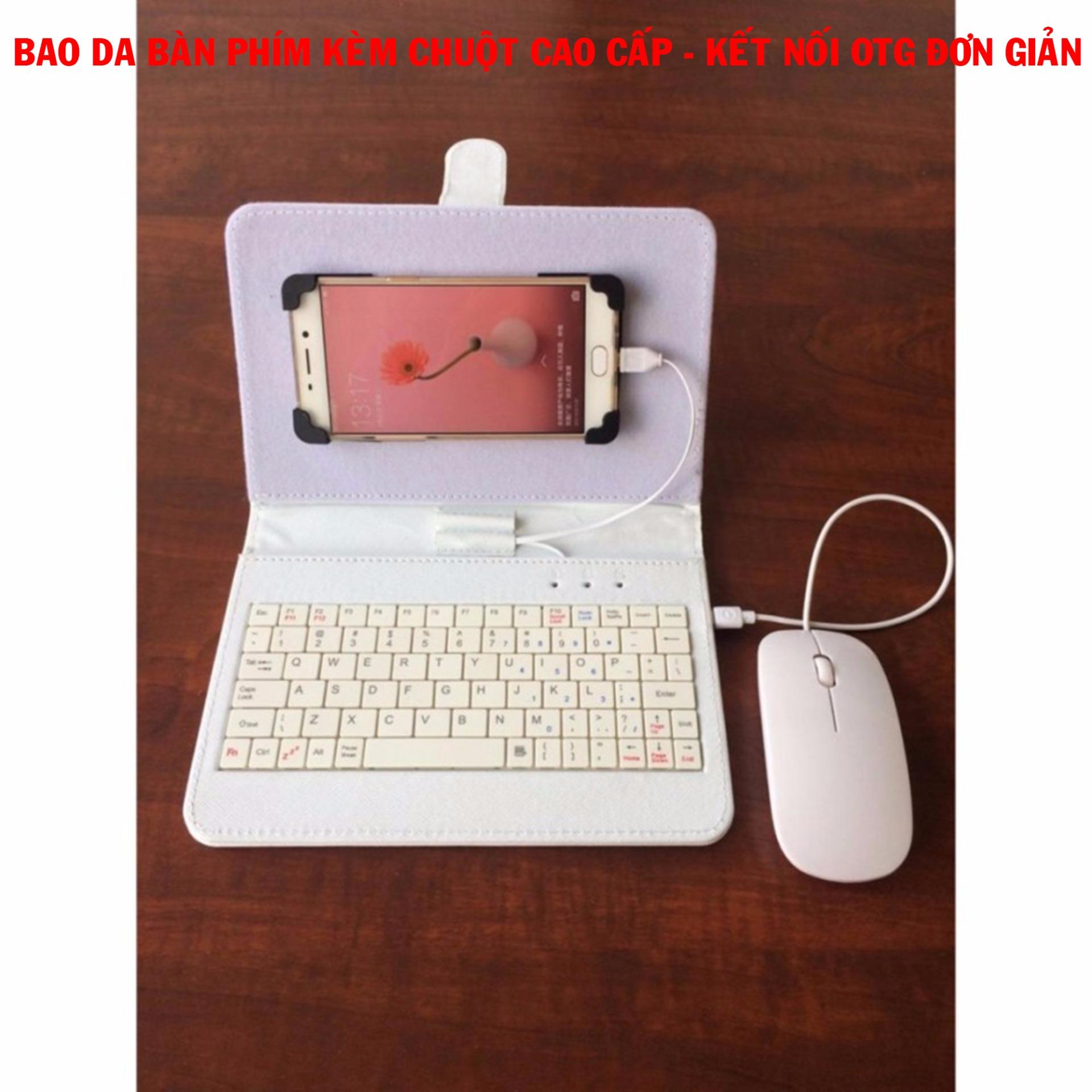 [HCM]Bàn Phím Ngoài Cho Điện Thoại - Bao Da Bàn Phím + Tặng Kèm Chuột  Công Cụ Đắc Lực Cho Smart Phone - Bảo hành uy tín 1 đổi 1 bởi Bách Hóa HT