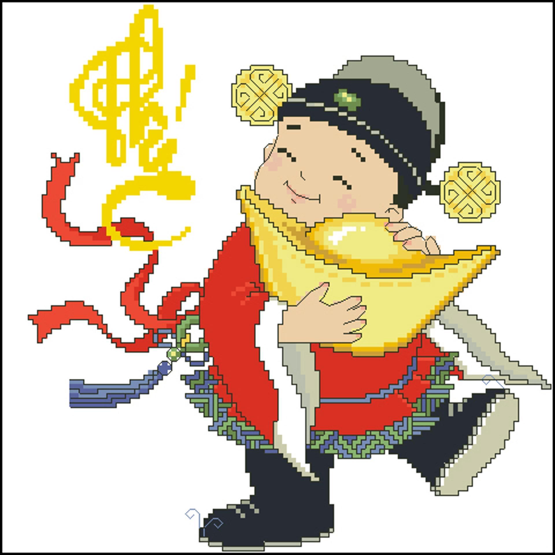 Tranh Thêu Chữ Thập Phúc