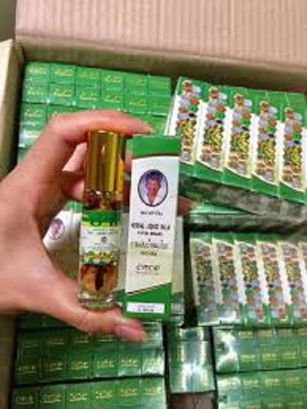 combo 12 chai Dầu lăn thảo dược Herbal Liquid Balm Yatim Brand Thái nhập khẩu