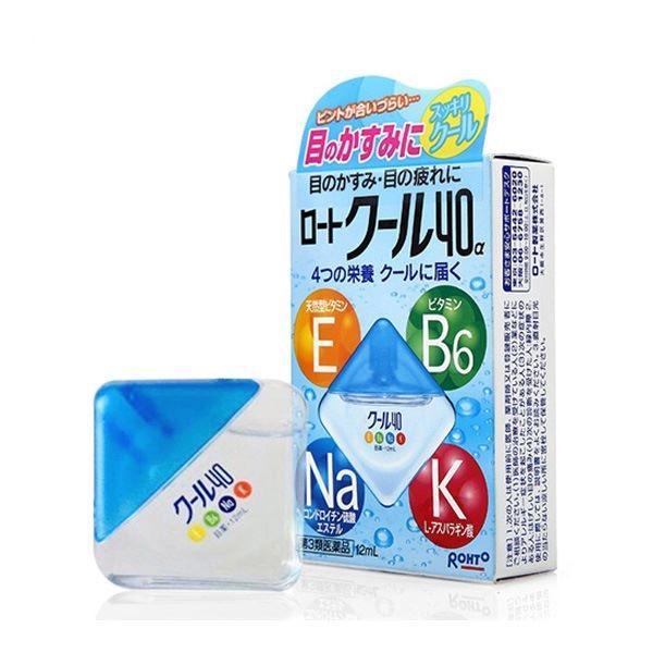 Thuốc nhỏ mắt Rohto Vitamin hộp xanh 12ml - hàng nội địa Nhật
