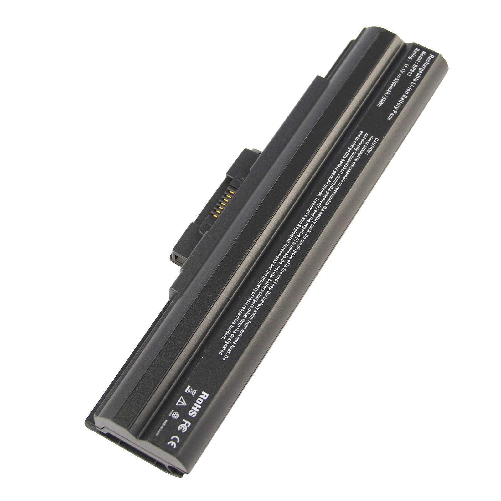Pin laptop sony vaio vgp-bps13/s vgp-bps13a/b vgp-bps13a/s vgn-fw11e - hàng nhập khẩu - màu đen