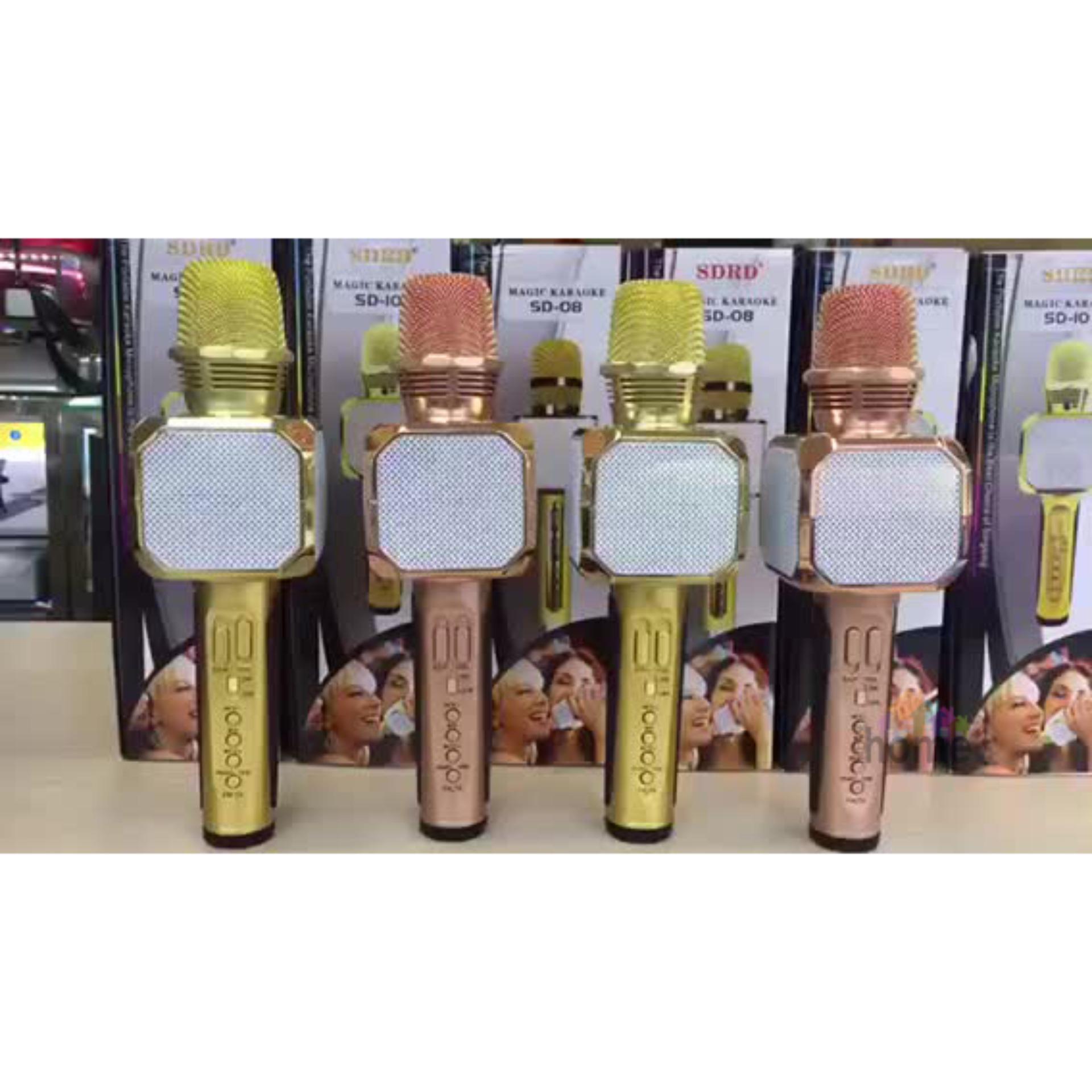 Mic Hat Karaoke Cho Dien Thoai Bluetooth, Không Bằng Microphone Sd 10 Thoải Mái Hát Karaoke, Âm Thanh Cực Đỉnh, Giá Siêu Rẻ, Mua Ngay.