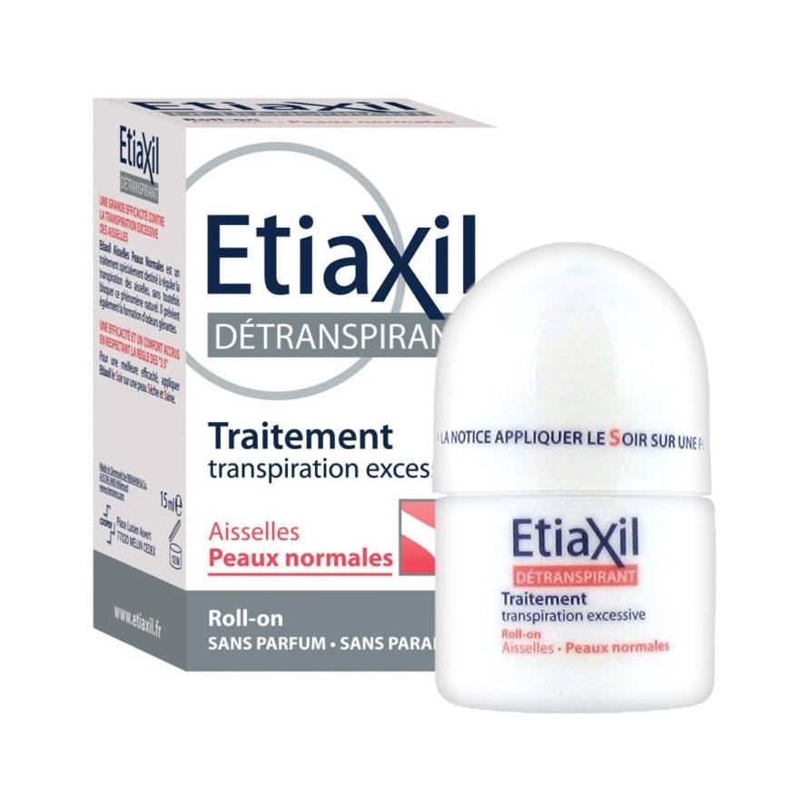 Lăn khử mùi hiệu quả Etiaxil Détranspirant Aisselles 15ml #Peaux Normales