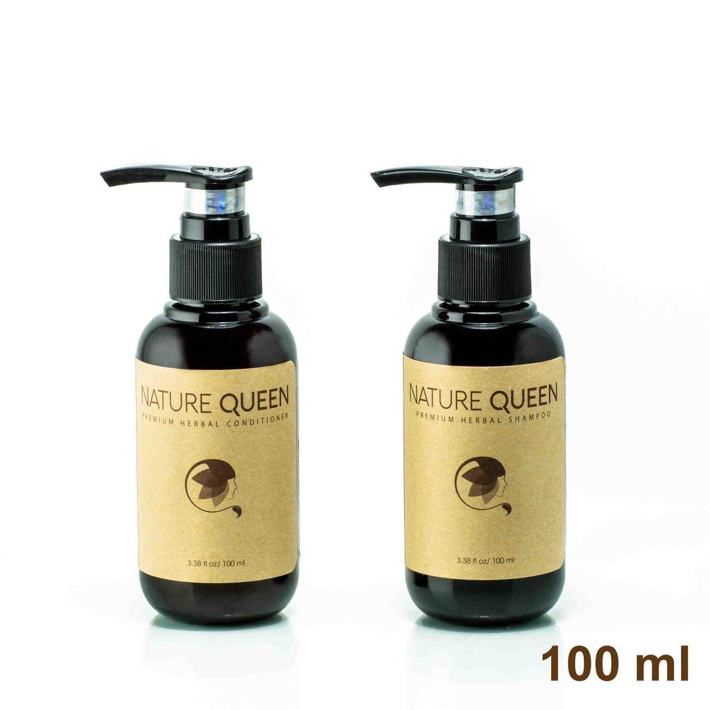 Bộ dầu gội xả thảo dược cao cấp nature queen 100ml