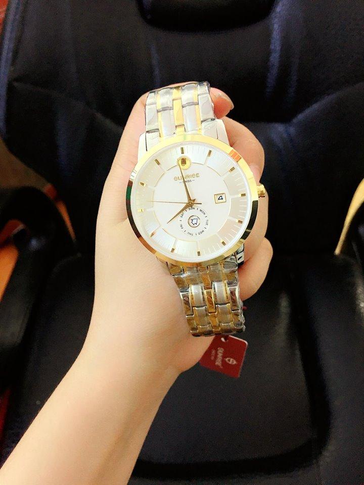 Đồng Hồ Doanh Nhân Hàng Nhật bản . kính saphire nguyên khối , chống xước, chống nước tuyệt đối. dây vỏ hợp kim không zỉ