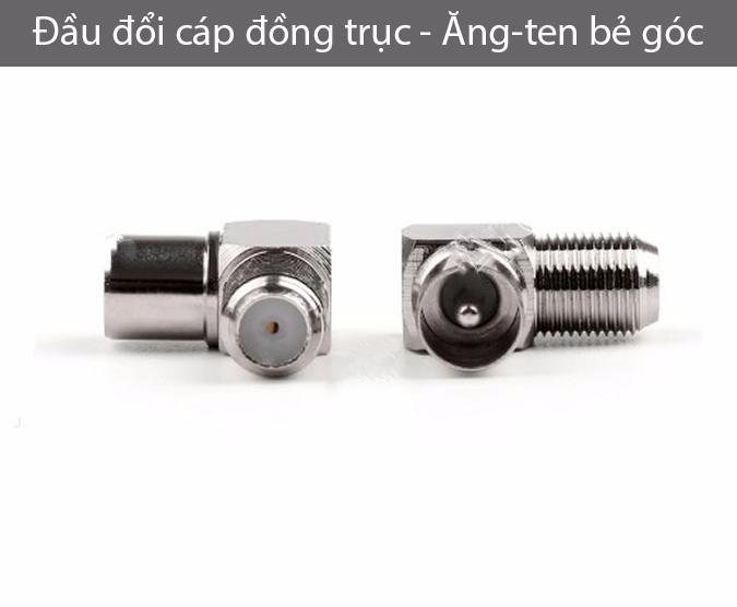 jack chuyển tín hiệu Ăng-ten - cáp đồng trục bẻ góc
