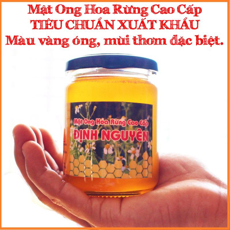 Mật Ong Nguyên Chât Hoa Rừng Cao Cấp ĐỊNH NGUYÊN 300gr- TIÊU CHUẨN XUẤT KHẨU ( cam kết đổi trả trong vòng 7 ngày nếu không hài lòng)