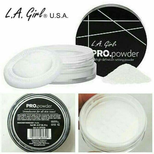 Phấn phủ dạng bột gpp939 translucent - 5g hd pro setting powder