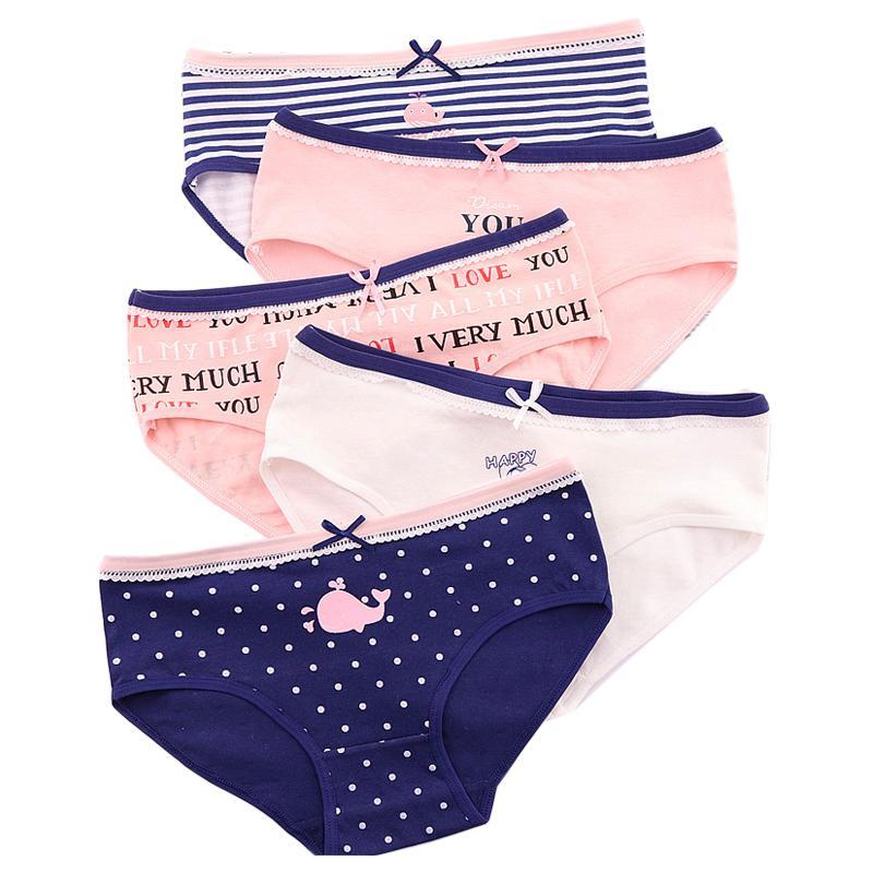 Nơi bán Bộ 5 quần lót cotton cho bé gái mới lớn SO FAMILY