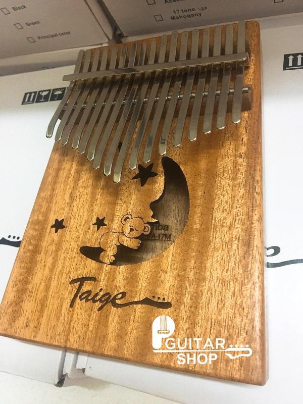 ĐÀN KALIMBA 17 PHÍM GỖ MAHOGANY (GẤU ÔM MẶT TRĂNG)