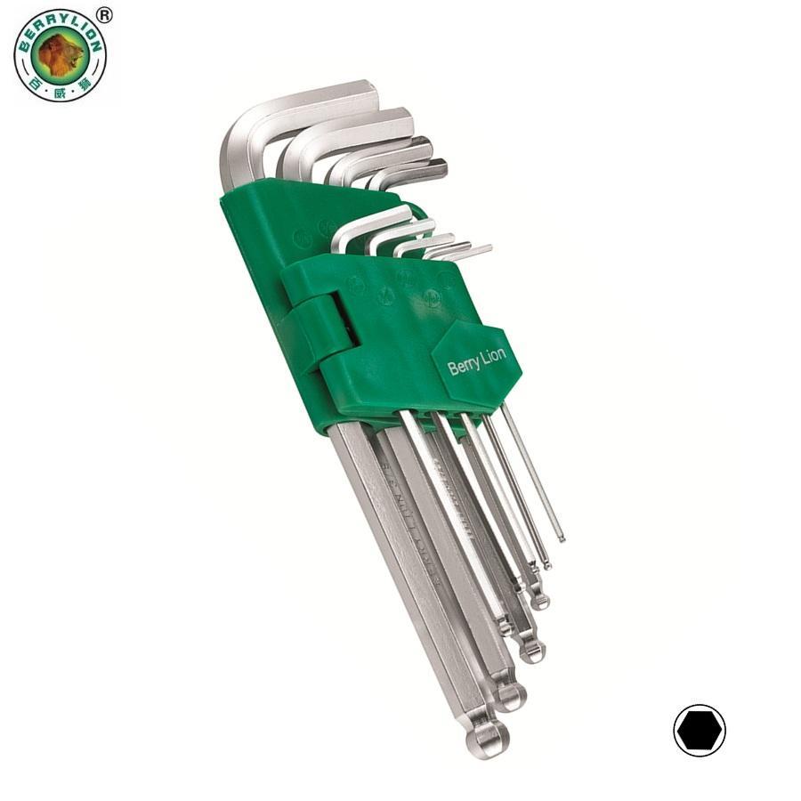 Bộ Lục Giác BerryLion 9 chi tiết - đầu bi.