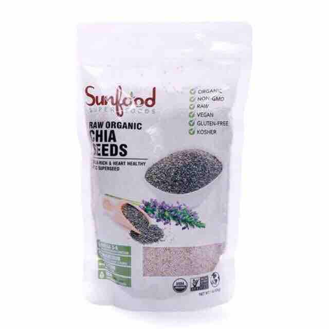 Hạt chia trắng Sunfood túi 454g