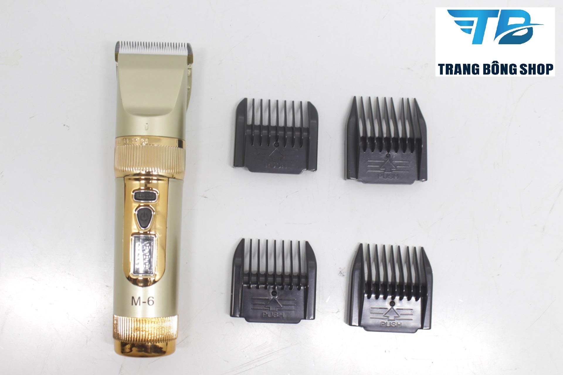 Tông đơ cắt tóc không dây chuyên nghiệp M6 NEW 2018