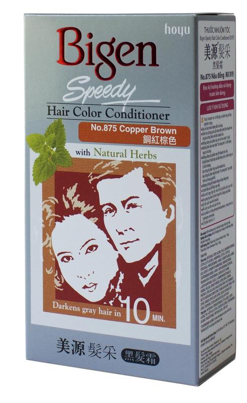 Thuốc nhuộm tóc phủ bạc dạng kem Bigen Speedy Hair Color Conditioner 80ml giá rẻ
