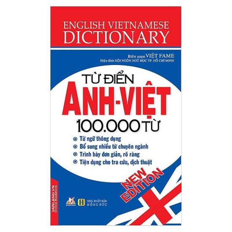 Mua Từ Điển Anh Việt 100.000 Từ