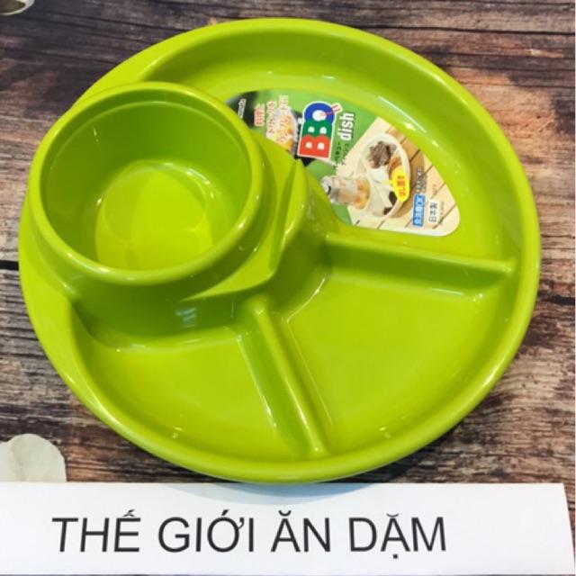 Khay ăn dặm blw tròn nhật bản