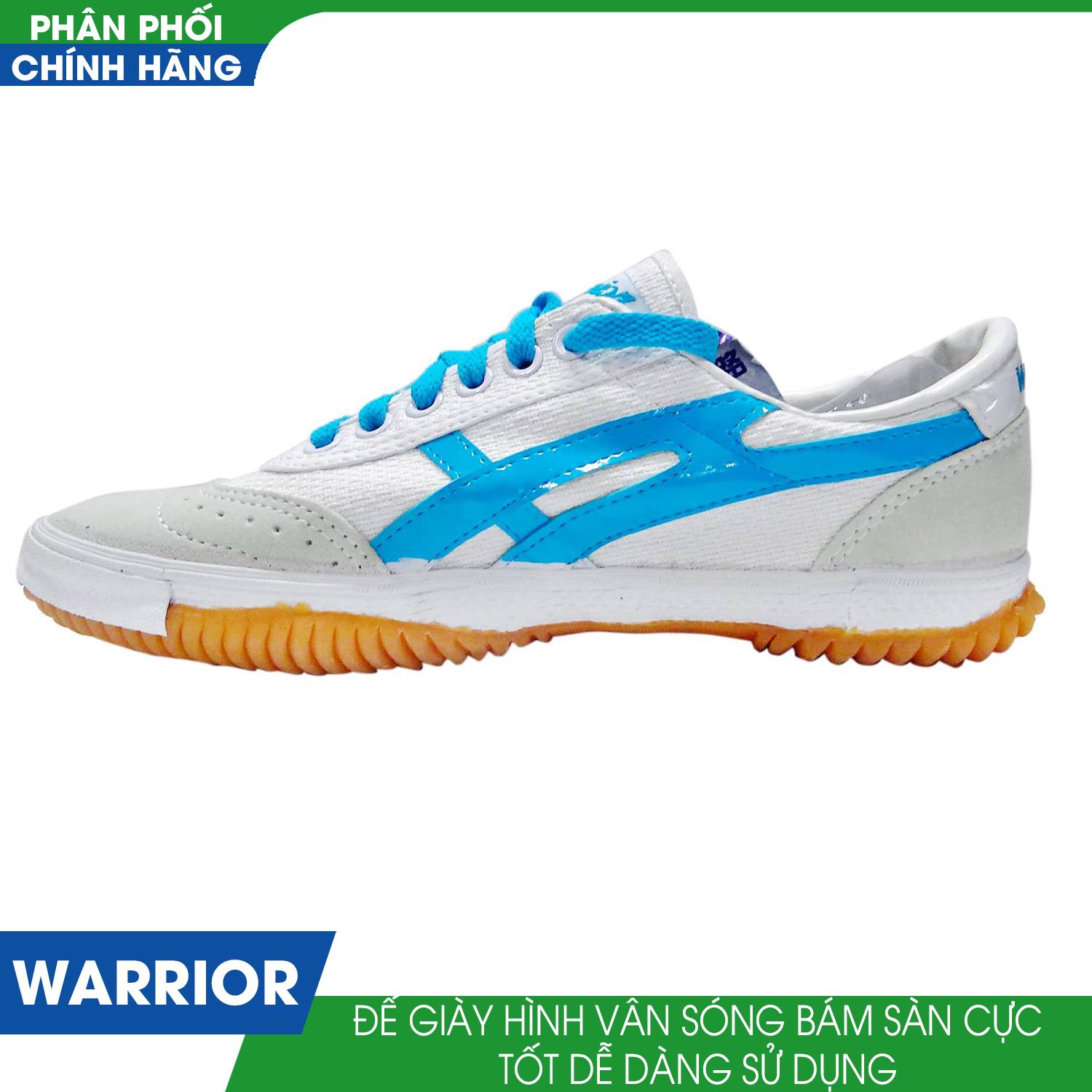 Giày thể thao nam Warrior W28 (Trắng Xanh)