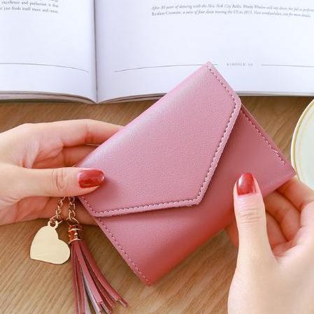 Ví da nữ dạng ngắn kiểu hàn quốc