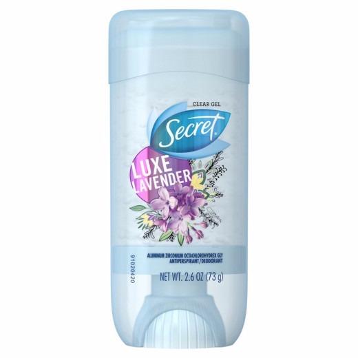 Lăn khử mùi nữ secret clear gel luxe lavender 73g
