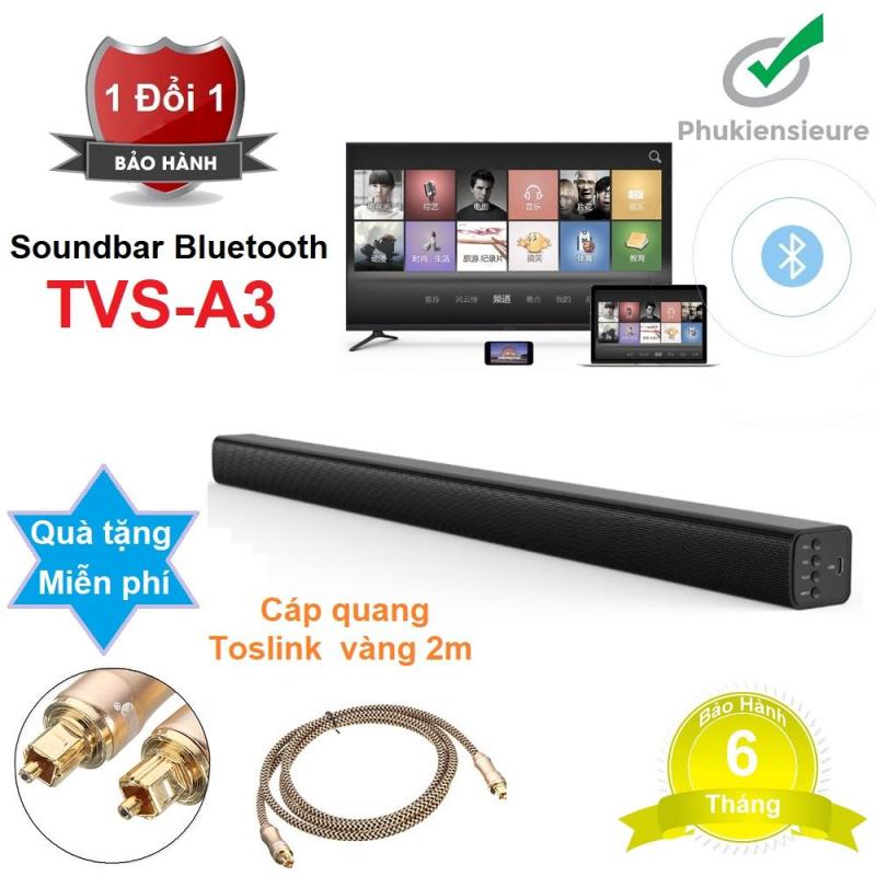 Loa thanh cho TV âm thanh 5.1 biến nhà bạn thành phòng chiếu phim - Bluetooth Soundbar A3 + Kèm Quà Tặng Hấp Dẫn (ảnh)