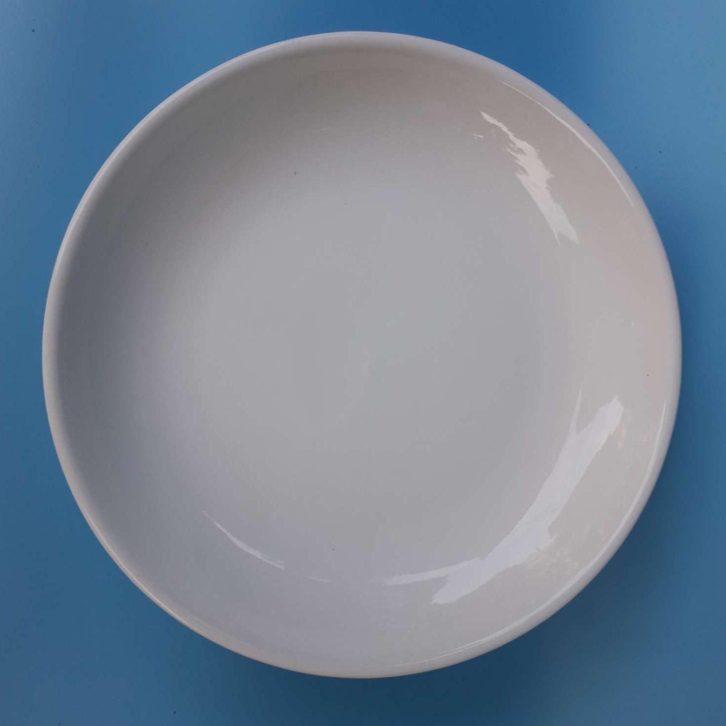 Bộ 5 đĩa sứ trắng sâu lòng rộng 20 cm