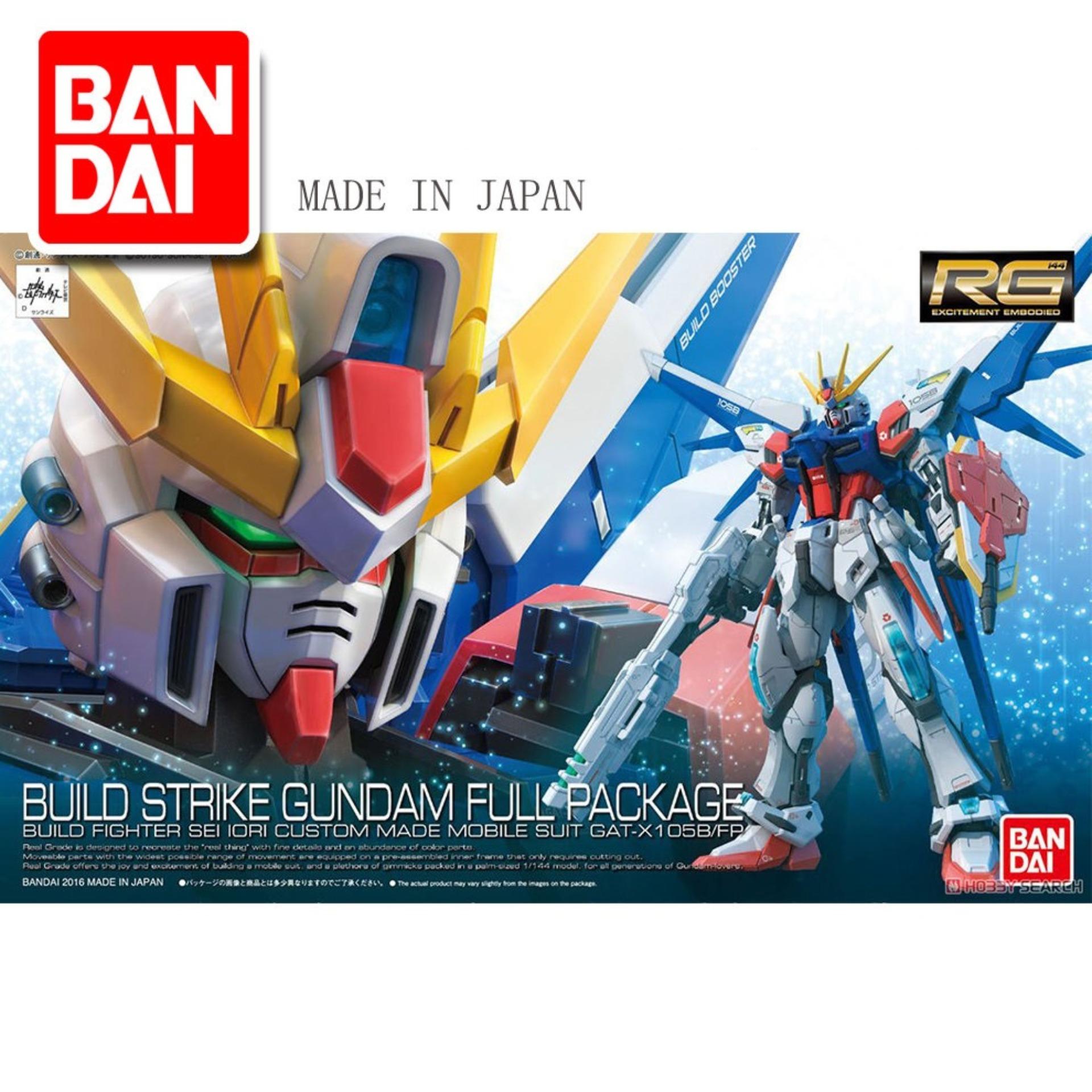 Mô hình gundam bandai 1/144 rg gat-x105b/fp build strike gundam full package serie real grade