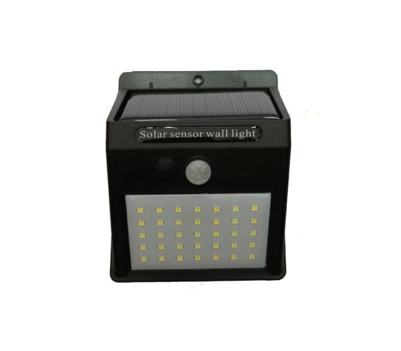 Đèn led năng lượng mặt trời Solar 35 LED siêu sáng 3 chế độ sáng (Đen)