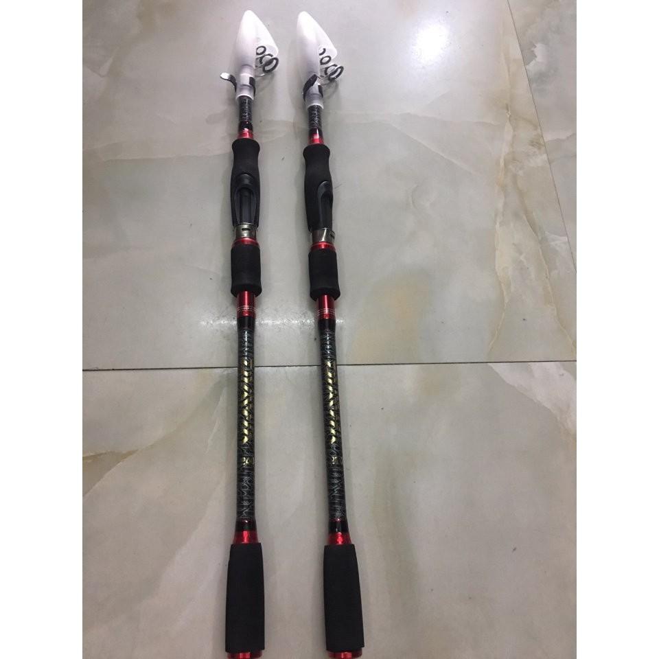 Cần câu lure Daiwa máy đứng rút gọn tiện lợi 1m8 - 2m7 ( đồ câu cá giang nam ) big sale
