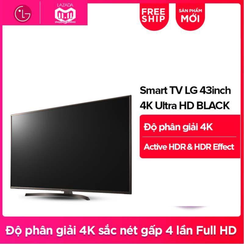 Bảng giá Smart TV LG 43inch 4K Ultra HD - Model 43UK6340PTF (Đen) - Hãng phân phối chính thức