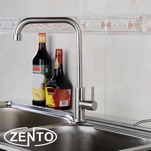 Vòi rửa bát đơn cao cấp inox304 zento sus4632