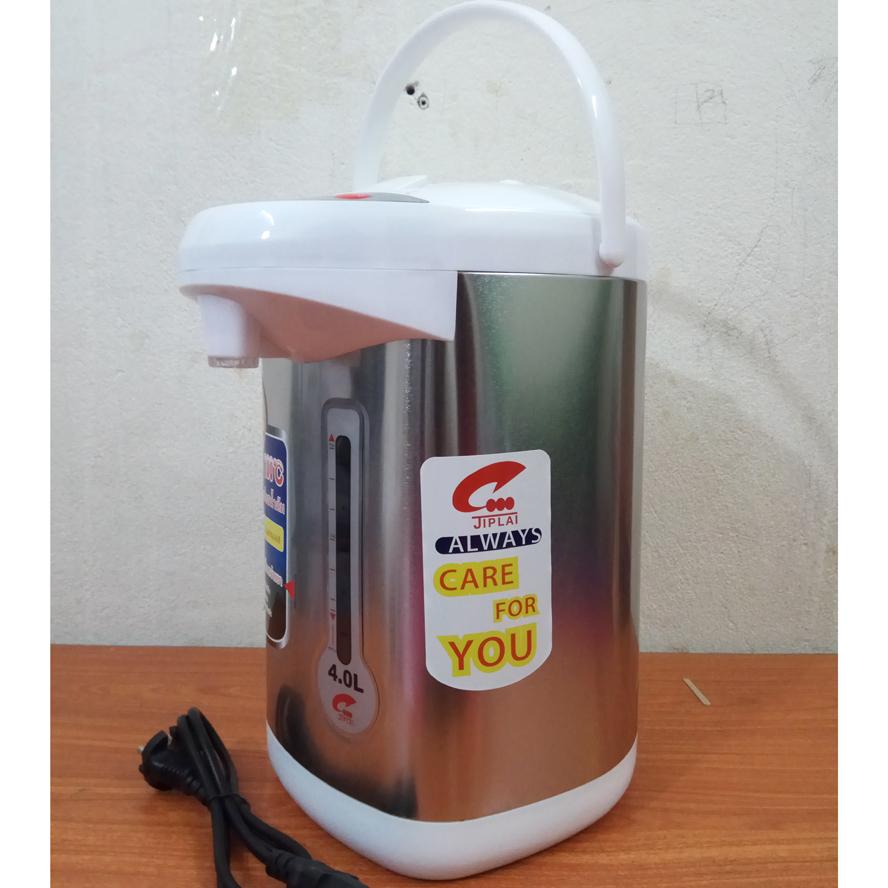 Bảo hành 1 năm Bình thủy điện bình nước nóng Thái Lan Jiplai 4 lít