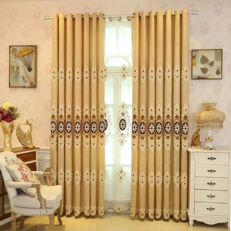 Rèm thêu cao cấp hoa văn châu âu ( 1m ngang x 2.7m dài )