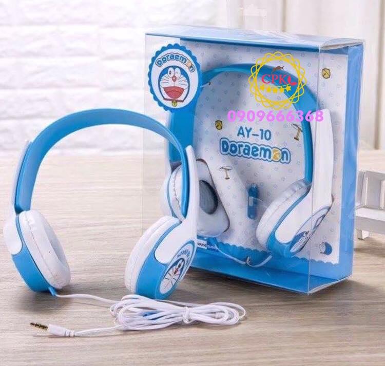 Tai nghe chụp tai DORAEMON có Mic cực Kute