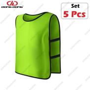 Áo tập bóng đá - Bộ 5 áo chơi TEAM BUILDING size M dành cho TRẺ EM