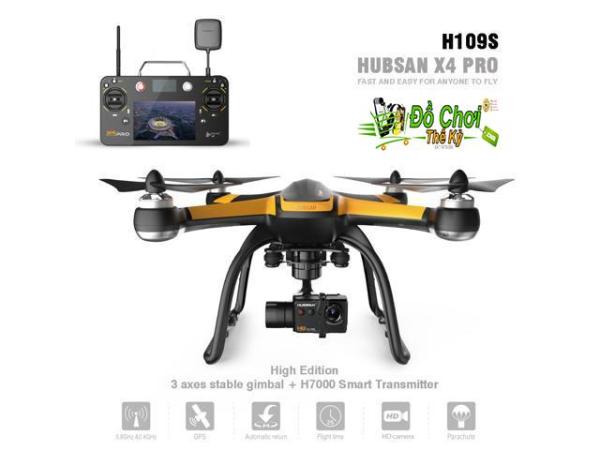 Máy Bay Flycam Hubsan X4 Pro H109S 5.8 Gam FPV Với 1080 P Camera HD 3 Axis Gimbal GPS RC Quadcopter