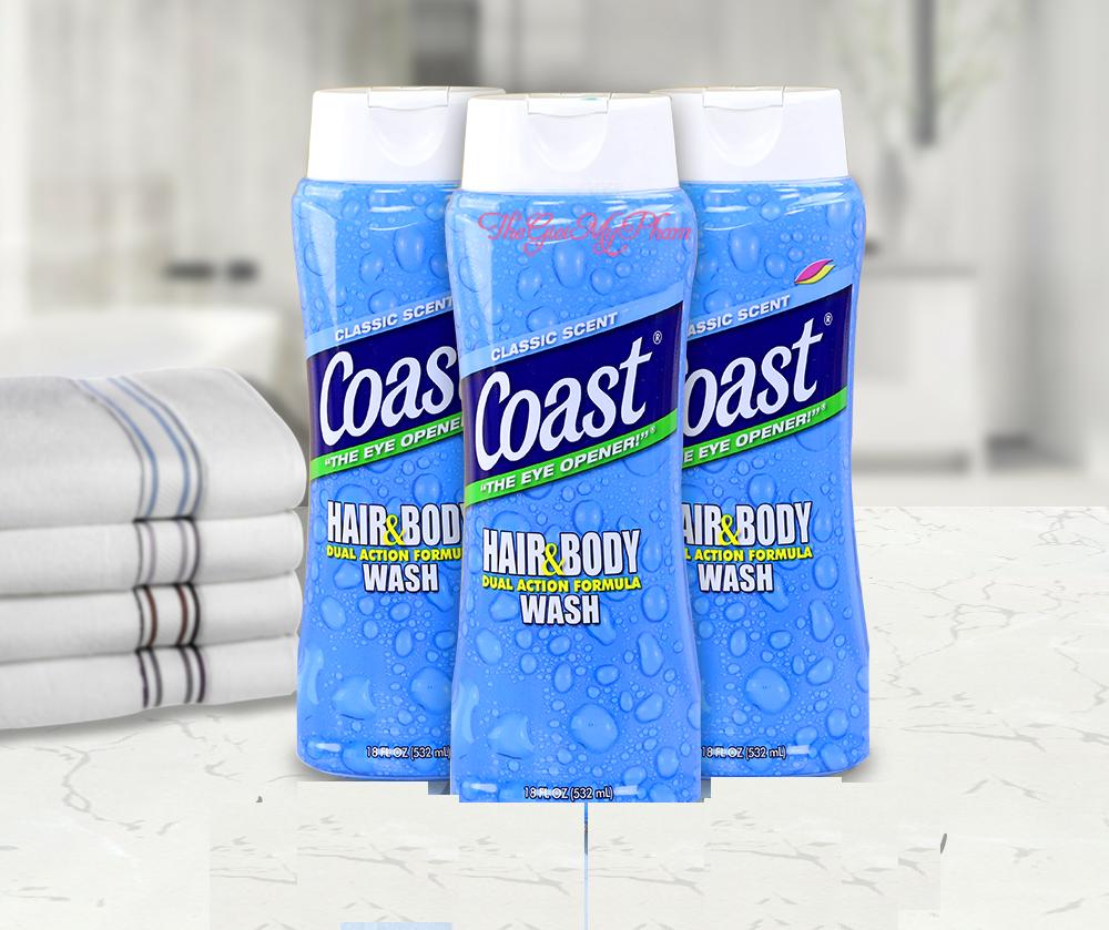 Sữa tắm gội Coast dành cho nam 532ml