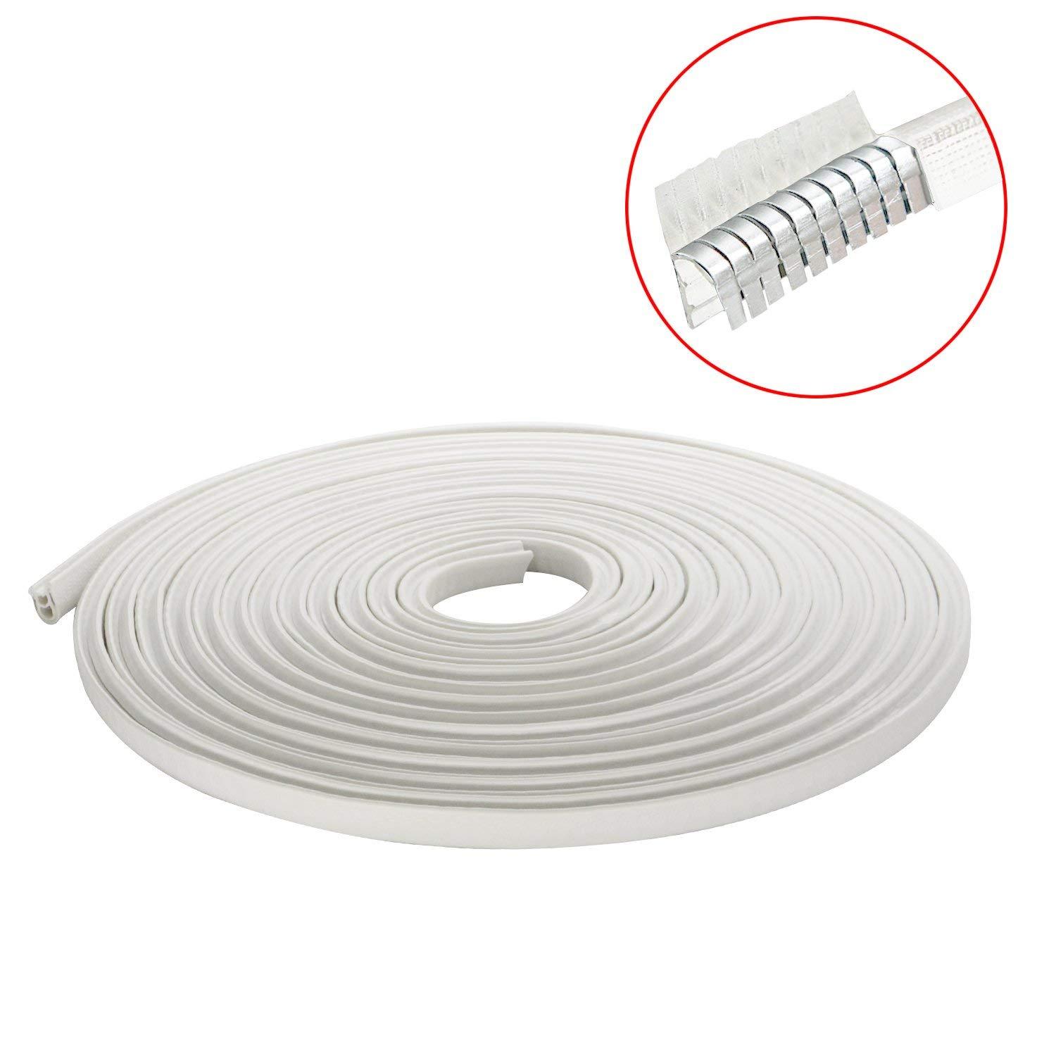 Gioăng cao su chống ồn cánh cửa - Gioăng chữ U (Trắng)