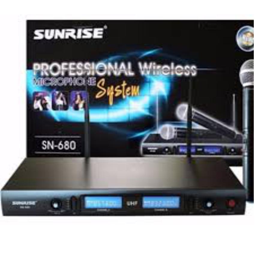 Bộ 2 micro không dây sunrise sn-680