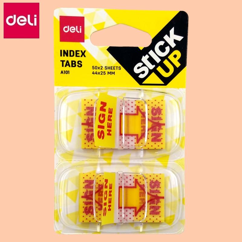 Giấy nhớ signhere deli a10101