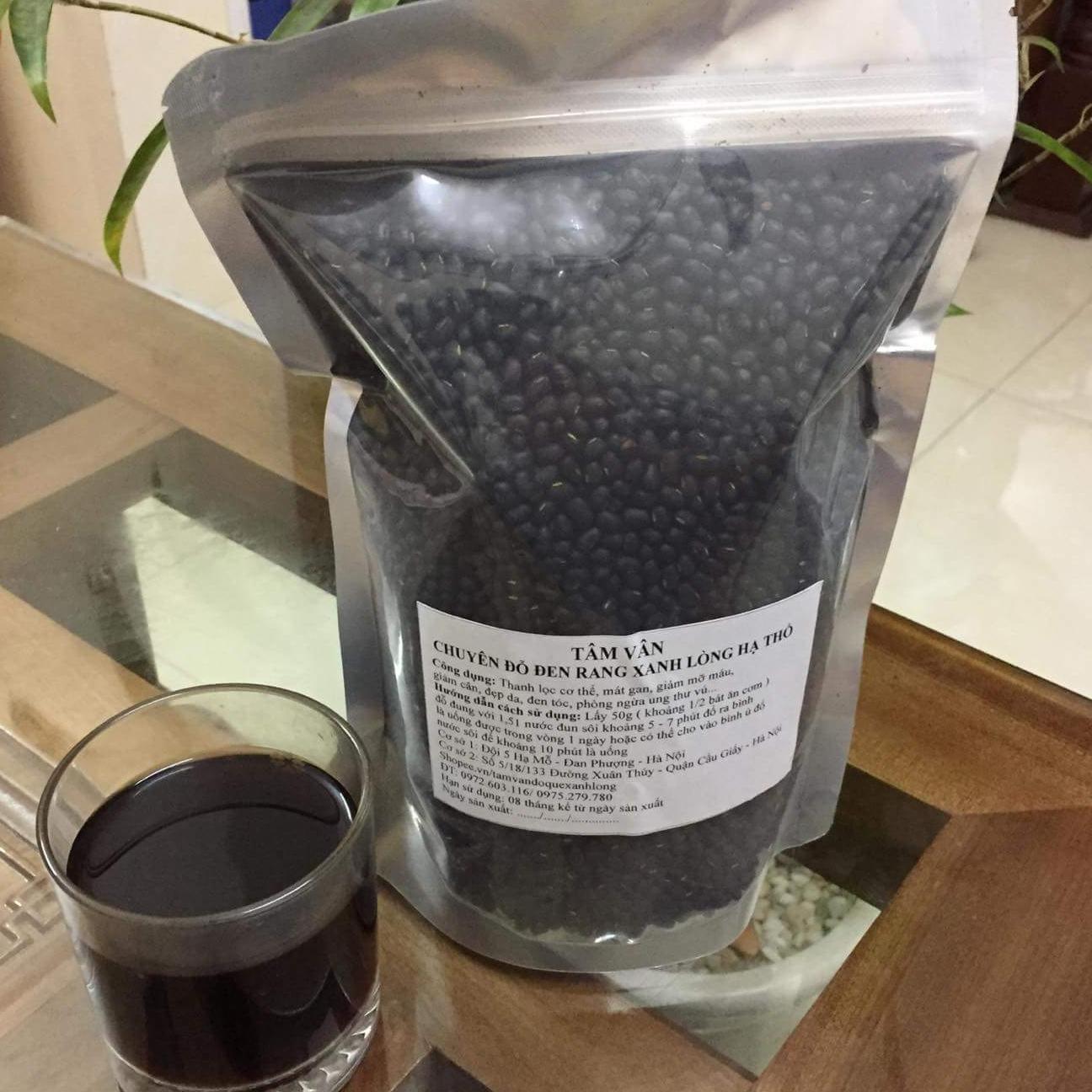 Đỗ đen rang xanh lòng hạ thổ