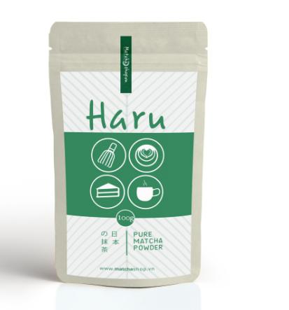 Bột trà xanh Matcha Haru 100gr - Matchashop