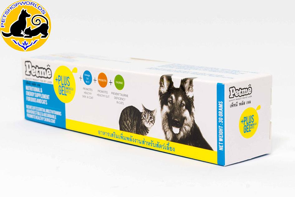 [HCM]Thực Phẩm Chức Năng Petme Plus Gel - Bổ sung dinh dưỡng & năng lượng cho mèo chó