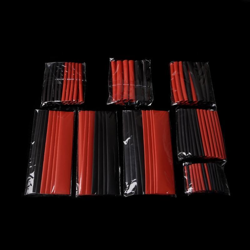 NEW 150 Pcs 2:1 Polyolefin Heat Shrink Tubing Cable Tube Sleeving Kit Wrap Wire Set H15