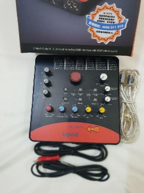 Bộ thu âm sound card icon upod pro