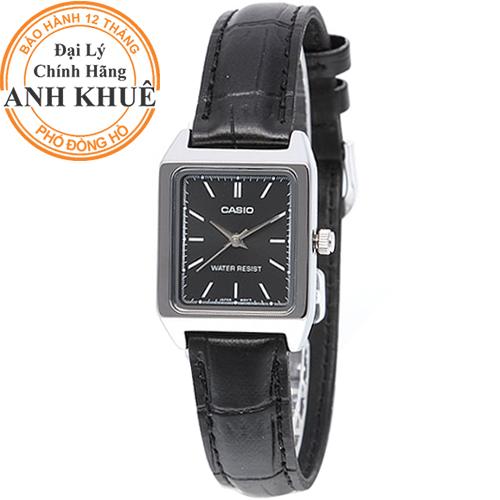 Đồng hồ nữ dây da casio anh khuê ltp-v007l-1eudf