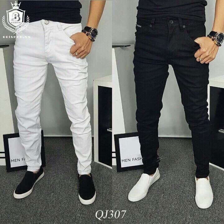 Quần Jean Nam Cao Cấp ( Chất liệu jean dày co giãn tốt)