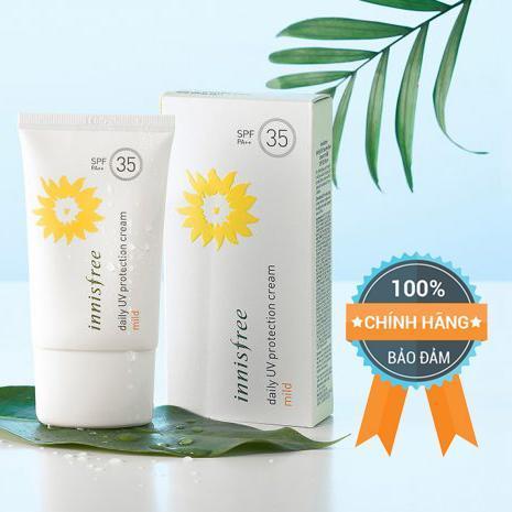 Kem Chống Nắng Innisfree Mild Daily Uv Protection Cream SPF 35 - Chính Hãng Hàn Quốc