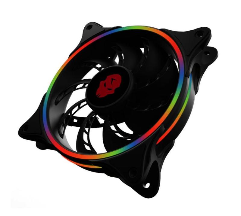 Bảng giá Fan Case RGB 12cm Coolmoon Dual Ring Cao Cấp - Không Cần Hub Phong Vũ