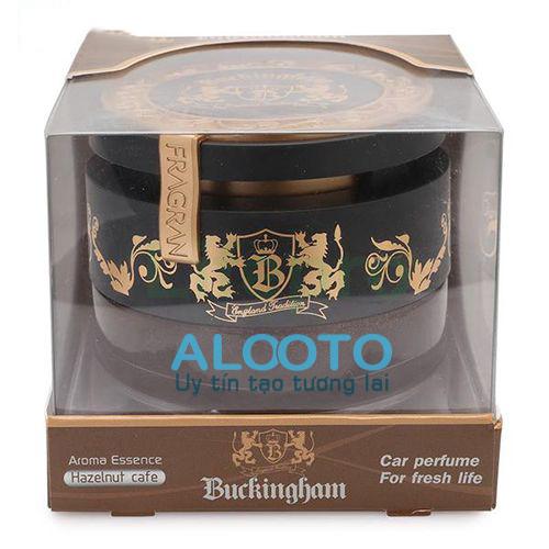 Nước hoa ô tô, sáp thơm ô tô BUCKINGHAM hương cafe cao cấp, kiểu dáng sang trọng- hộp Đơn