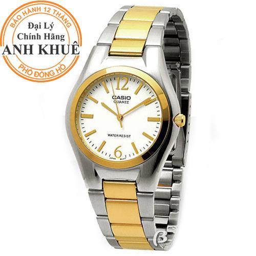 Đồng hồ nam dây kim loại casio anh khuê mtp-1253sg-7adf